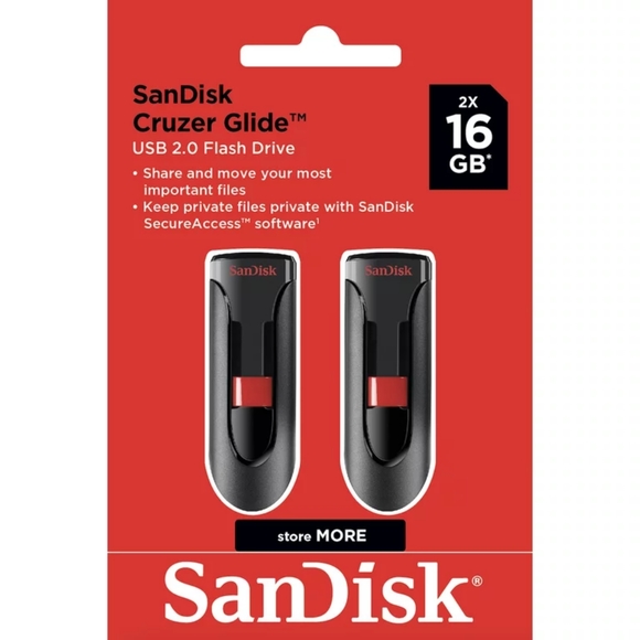 2 Flash drive Sandisk 16gb each - Picture 1 of 5